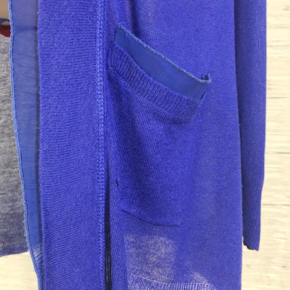 Guess by Marciano ~ Modal Cashmere Blend Lightweight Open Front Cardigan - Picture 12 of 13